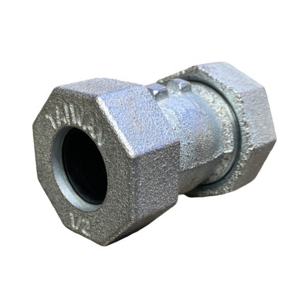 1/2" Short Galvanized Compression Coupling 2560002