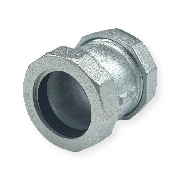 2 1/2" Short Galvanized Compression Coupling 2560014