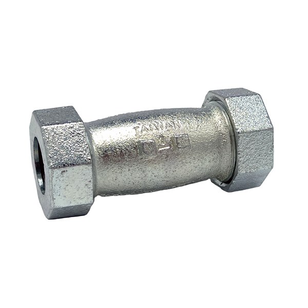 1/2" Long Galvanized Compression Coupling 2561002