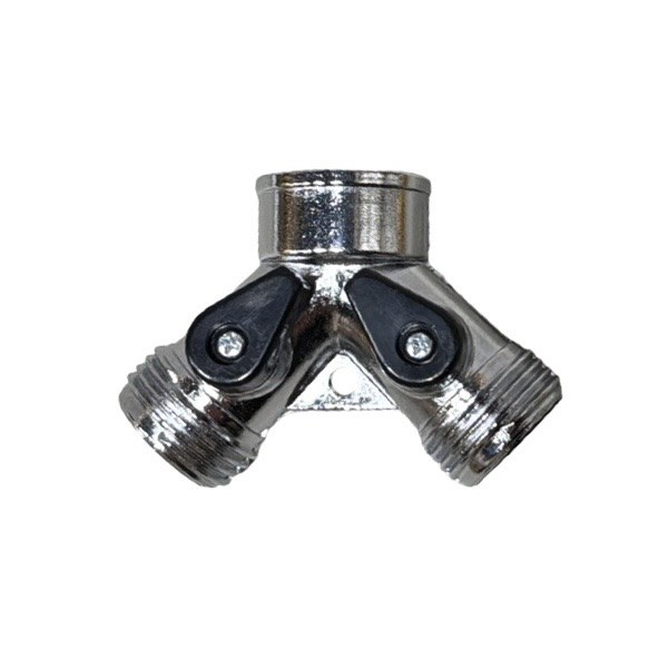 Siamese 3/4" Hose Connection With Shut Off 2601002