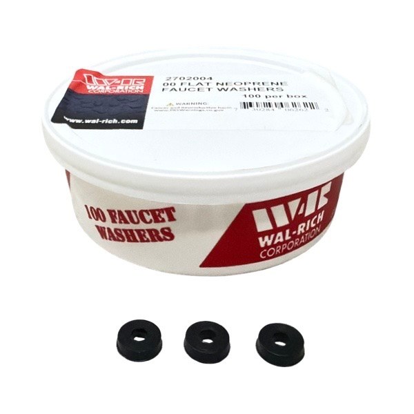 #00 Flat Neoprene Washers 2702004