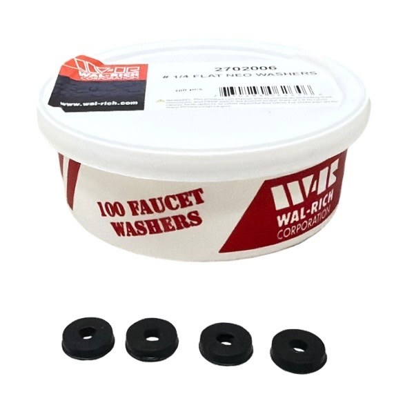 #1/4 Flat Neoprene Washers 2702006