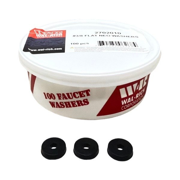 #3/8 Flat Neoprene Washers 2702010