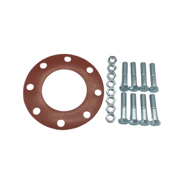 5" Full-Face Gasket Kit with Bolts & Nuts - Rubber 2739412