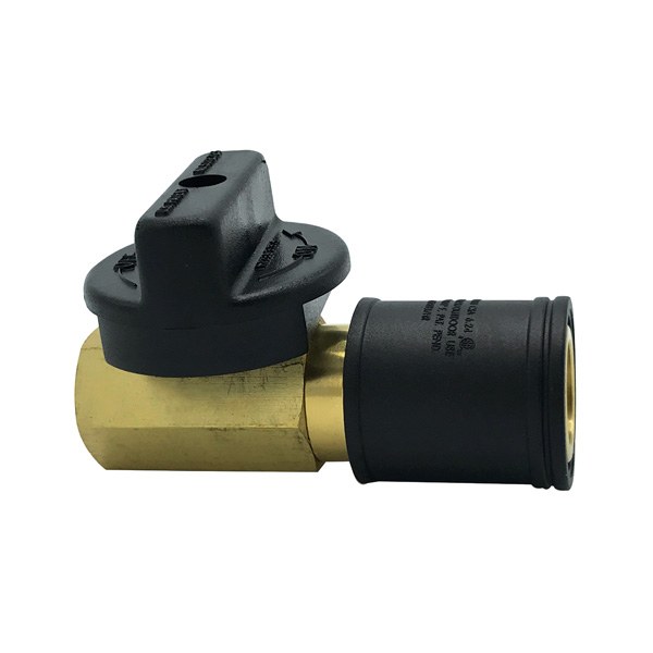 Straight Quick-Connect Shut Off Valve - 3/8" Female Quick-Connect x 3/8" FIP 2861002