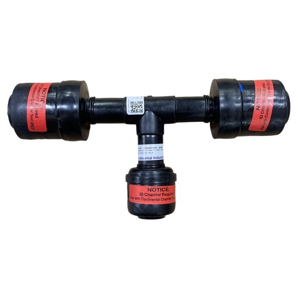 1 1/4" SDR-11 x 1" SDR-11 Con-Stab Reducing Tee 2883064