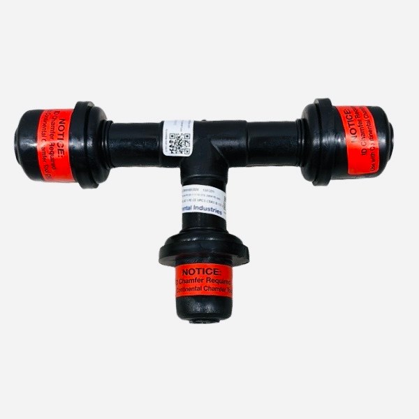3/4" IPS x 1/2" CTS Con-Stab Reducing Tee 2883067