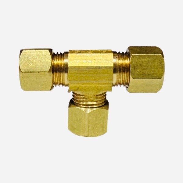 1/4" #64 Compression Tee (Lead-Free) 4016002