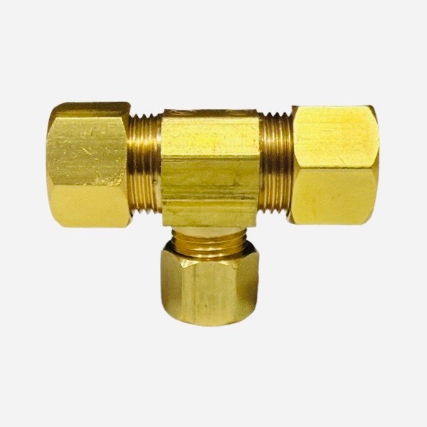 3/8" x 3/8" x 1/4" #64 Compression Tee (Lead-Free) 4016014