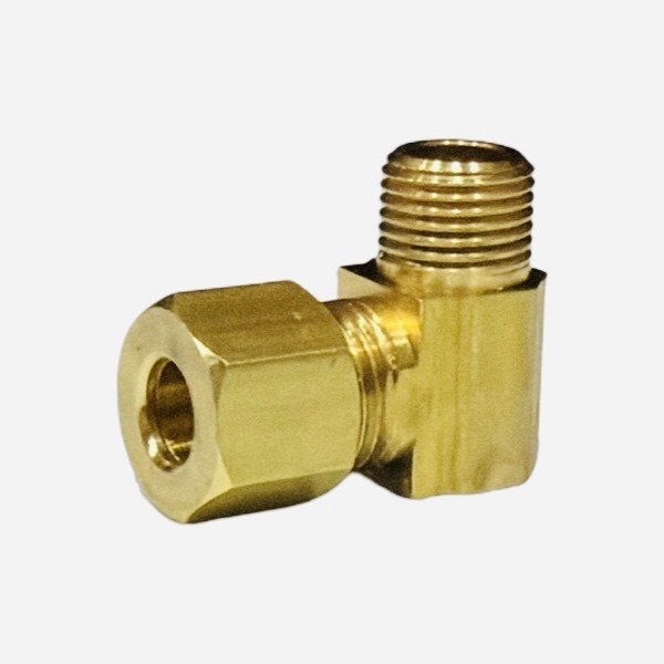 1/4" x 1/8" #69 Compression x MIP Elbow (Lead-Free) 4020002