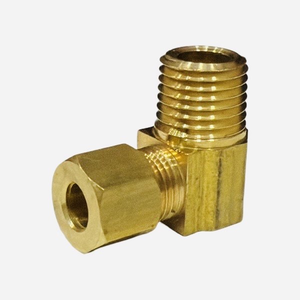 1/4" x 1/4" #69 Compression x MIP Elbow (Lead-Free) 4020004