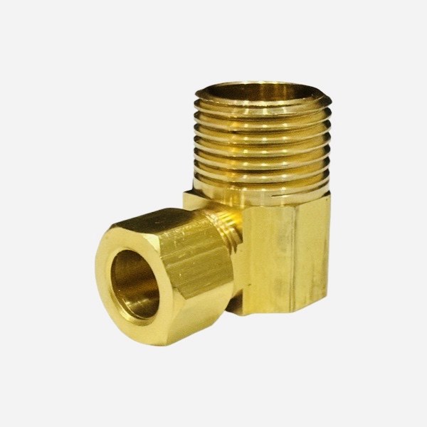 3/8" x 1/2" #69 Compression x MIP Elbow (Lead-Free) 4020020
