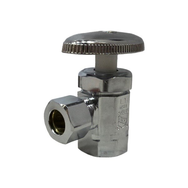3/8" OD x 3/8" IPS Angle Compression Stop (Lead-Free) 4220002