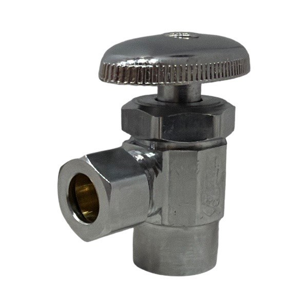 3/8" OD x 1/2" SWT Angle Compression Stop (Lead-Free) 4220010