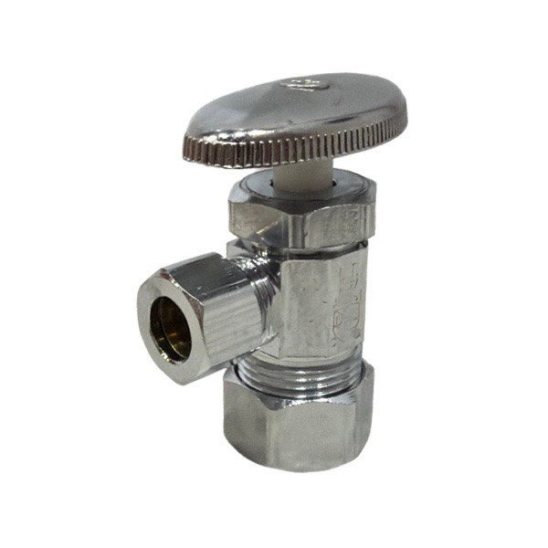 3/8" OD x 5/8" OD Angle Compression Stop (Lead-Free) 4220014