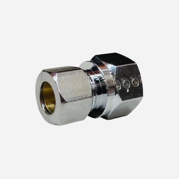 3/8" Chrome Plated Female Flex Adapter (Lead-Free) 4225012