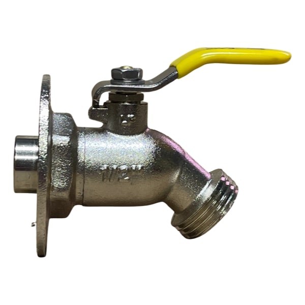 1/2"CTS Chrome-Plated Quarter Turn Sillcock (Lead-Free) 4407052