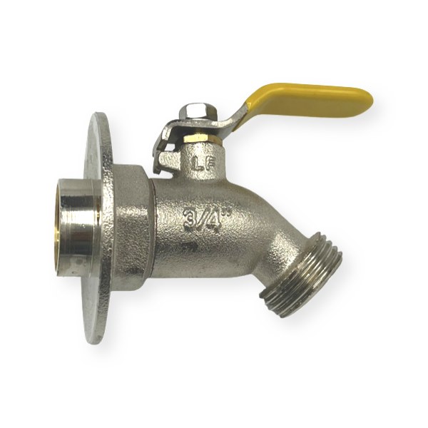 3/4"CTS Chrome-Plated Quarter Turn Sillcock (Lead-Free) 4407054