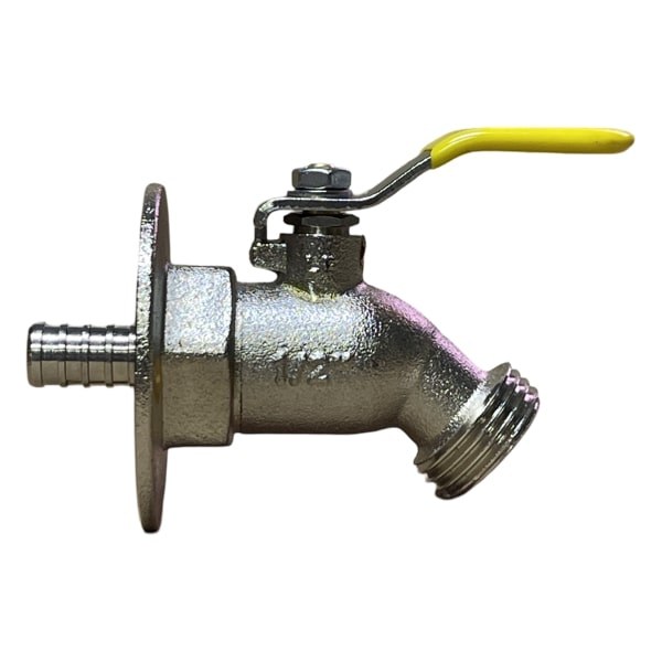 1/2" PEX Chrome-Plated Quarter Turn Sillcock (Lead-Free) 4407072