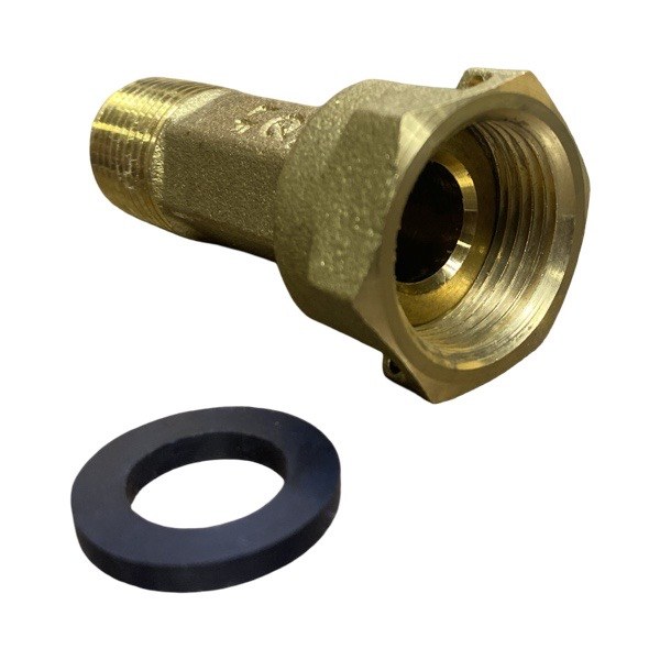 5/8"(1/2" MIP) x 3/4" FIP Water Meter Coupling (Each) (Lead-Free) 4429072