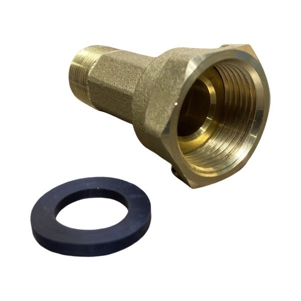 3/4" MIP x 1" FIP Water Meter Coupling (Each) (Lead-Free) 4429074