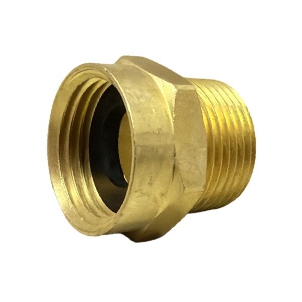 3/4" Female Garden Hose Thread x 3/4" Male IPS Hose Nipple (Lead-Free) 4610030