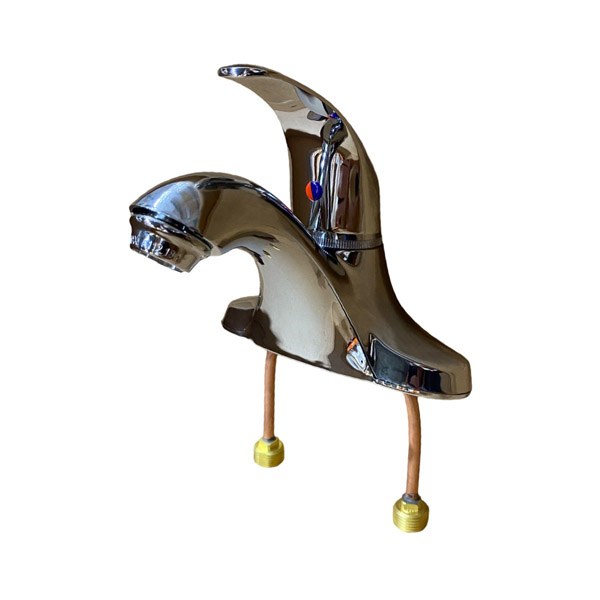 4"Chrome-Plated Single-Handle Bathroom Faucet, With Pop-Up Drain 4701030