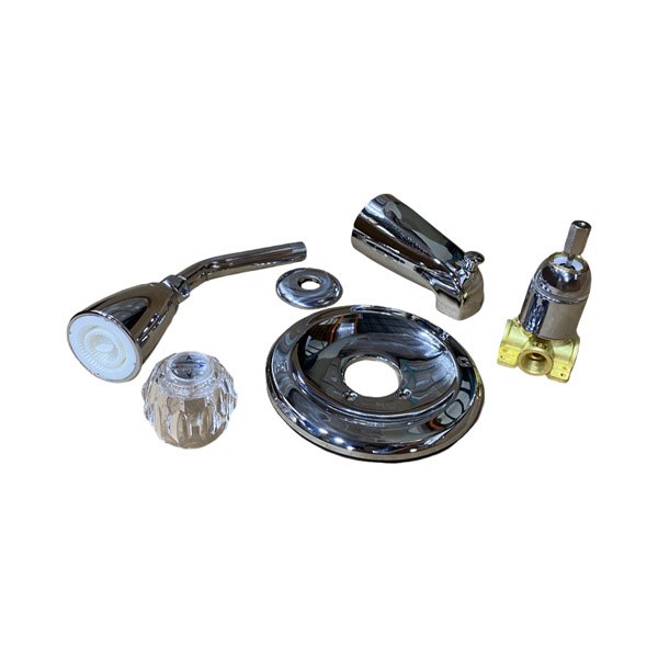 Single Lever Shower Body Set With Round Acrylic Handle 4703002