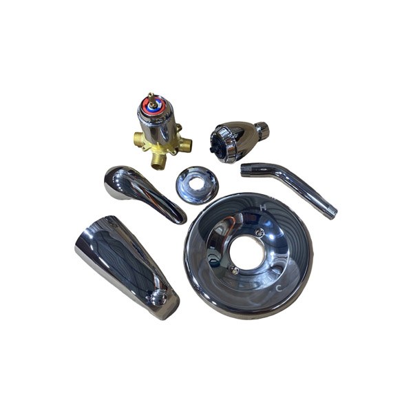 Single Lever Shower Body Set With Chrome-Plated Lever Handle 4703010