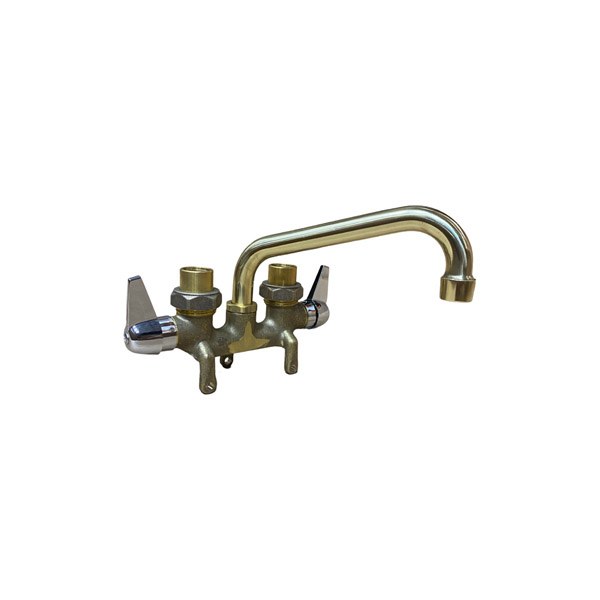 Two-Handle Rough Brass Clamp-on Laundry Tray Faucet 4707002