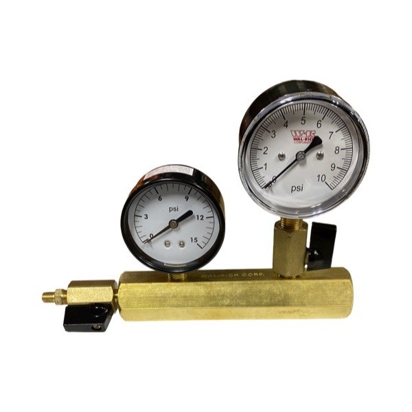 10 PSI Gas Test Kit With Double-Tapped Manifold BDGT-10