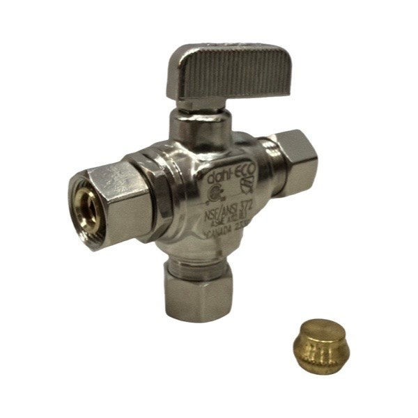 3/8" FEMALE x 3/8" OD Retrotee - Lead-Free RV500LF